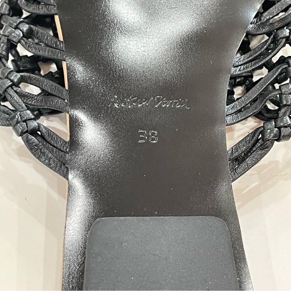 & Other Stories Leather Sandals, Black, Size 7.5 - Picture 16 of 16